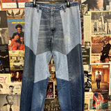 Levi Deconstructed Patchwork Jeans